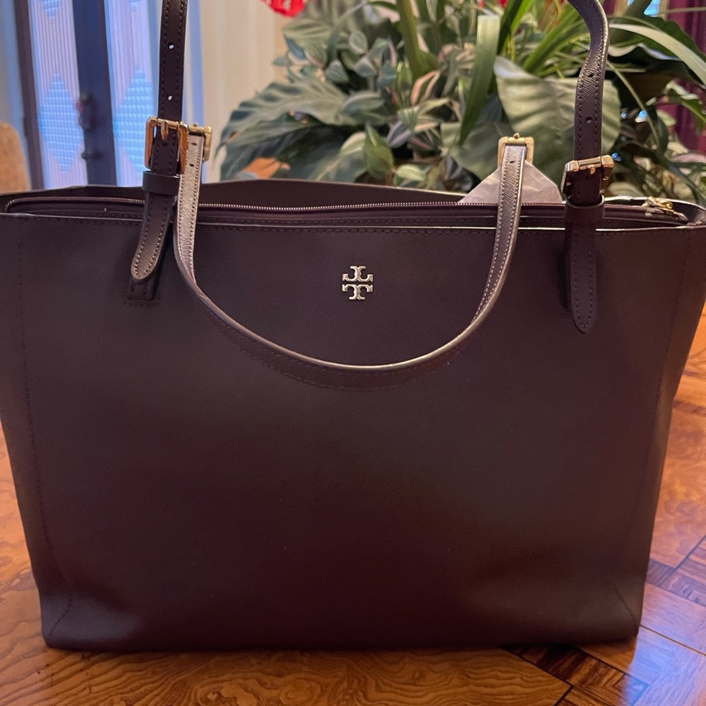 Tory Burch Chocolate Tote